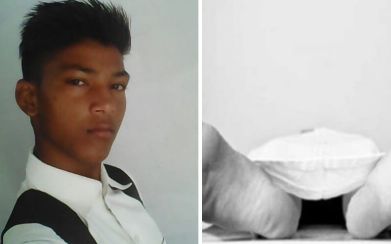 father donated the eyes of his dead son 