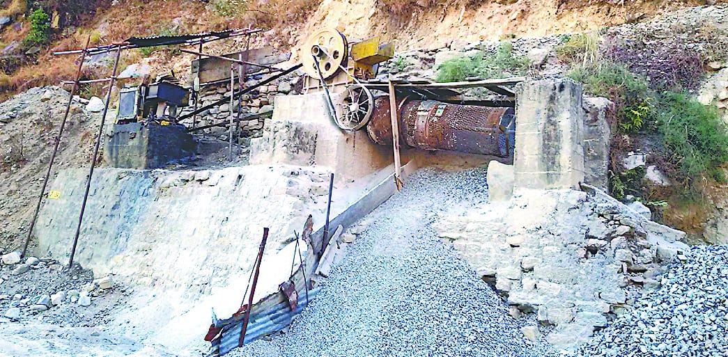 Crusher running for seven years in Dhaka Forest Panchayat