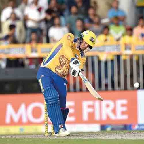 who hits most sixes in t10 cricket league