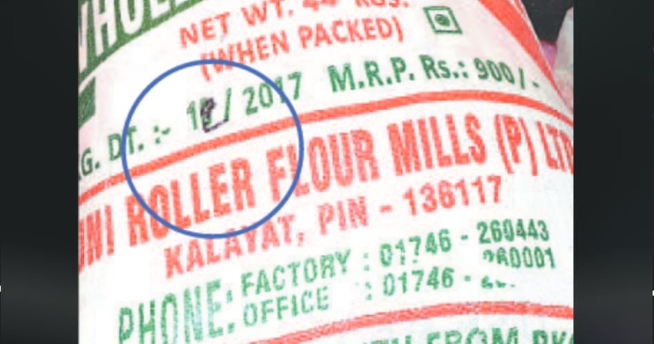 63th national athletics in rohtak, players eating expiry date flour 