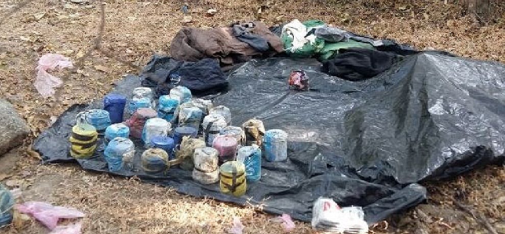 CRPF jawans recovered 27 IED and hand grenades in the forests of gaya and aurangabad area