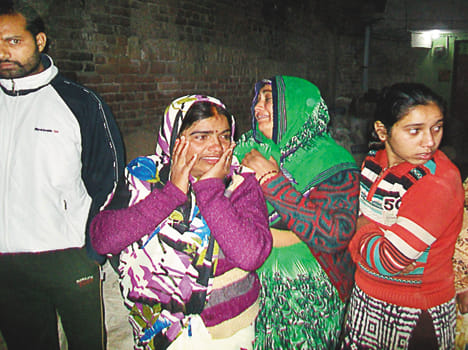 Murder of the face crooked women