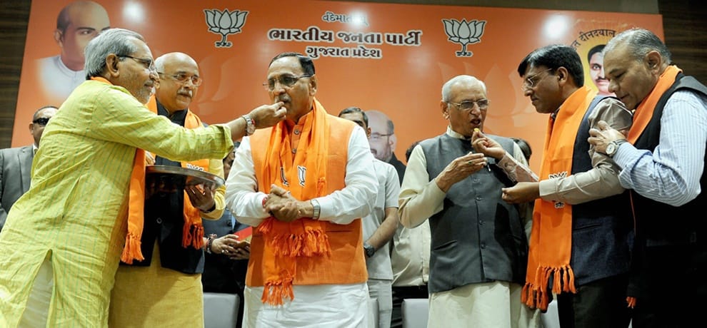 Gujarat Municipal Poll: BJP is leading the race and congress is on number 2