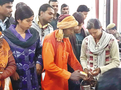 Sadhu has tried self-fire