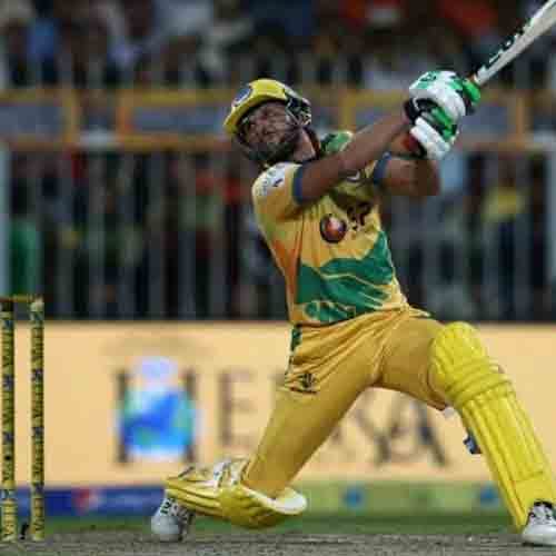 shahid afridi hits four sixes in four balls and sets record