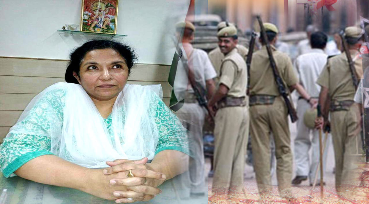 sp shriparna  ganguly disturbed with her policemen