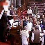 Loksabha and Rajya Sabha adjourned after Congress MPs walked up to the well 