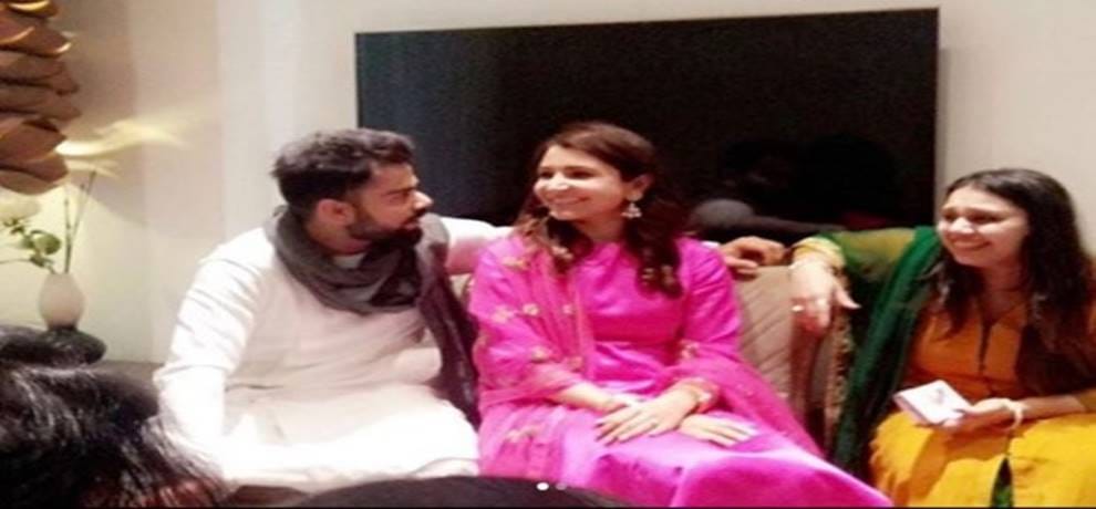 virat kohli anushka sharma wedding reception grandmother give blessings