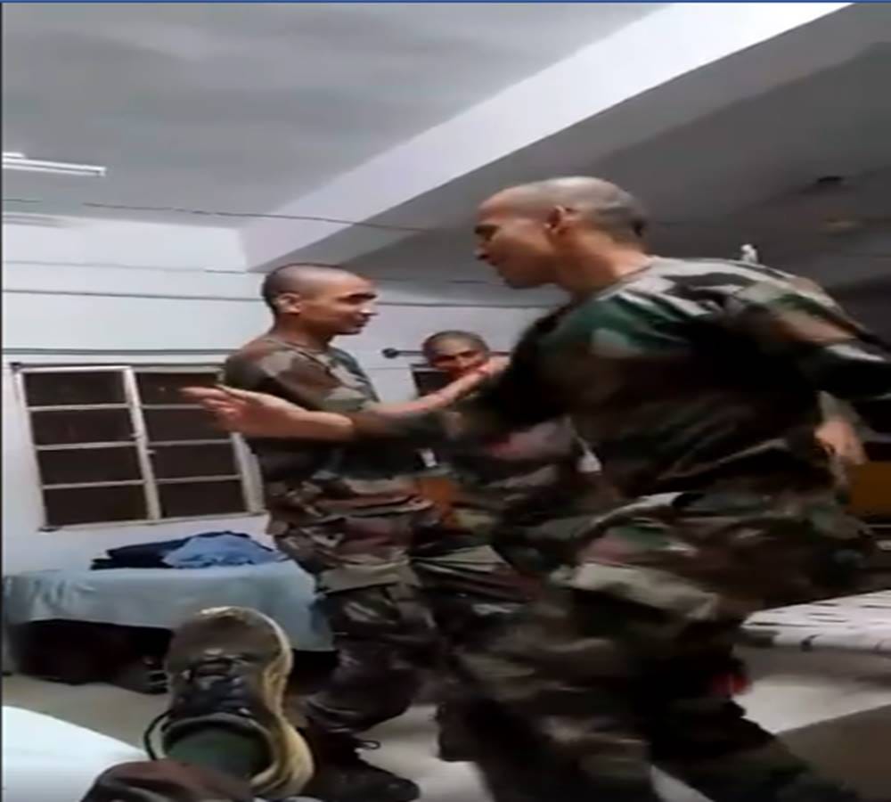 armyman dance video being viral on haryanvi song 