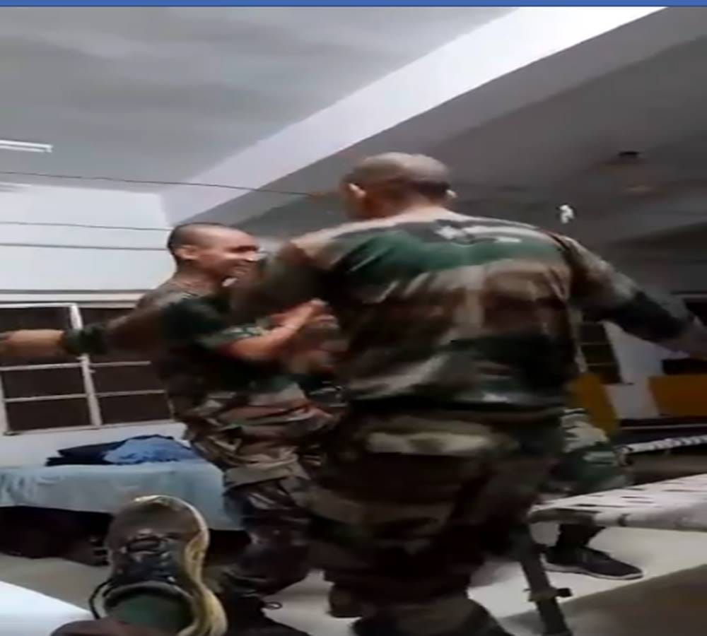 armyman dance video being viral on haryanvi song 