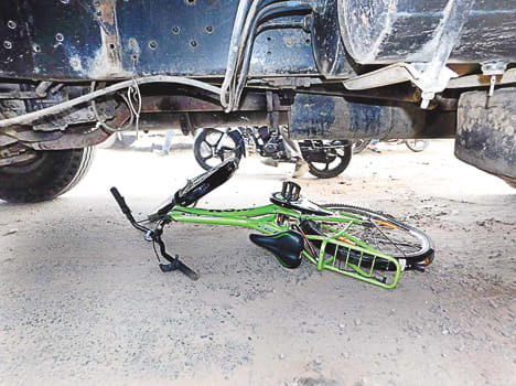 in road accident school girl dead