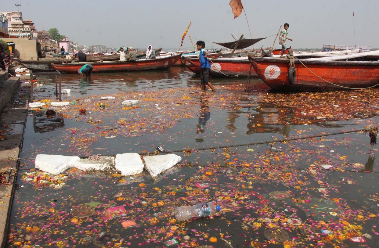 Ganga water polluted after spending crores rupees