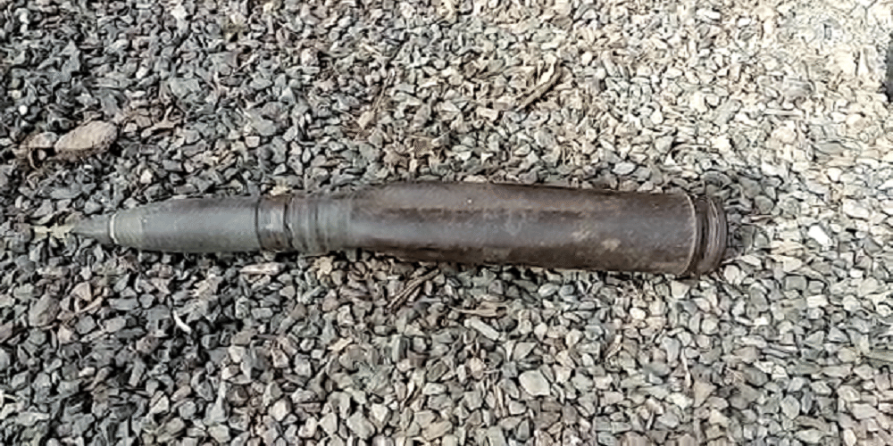 rajasthan jaisalmer- bullets of heavy gun found near by pokhran 