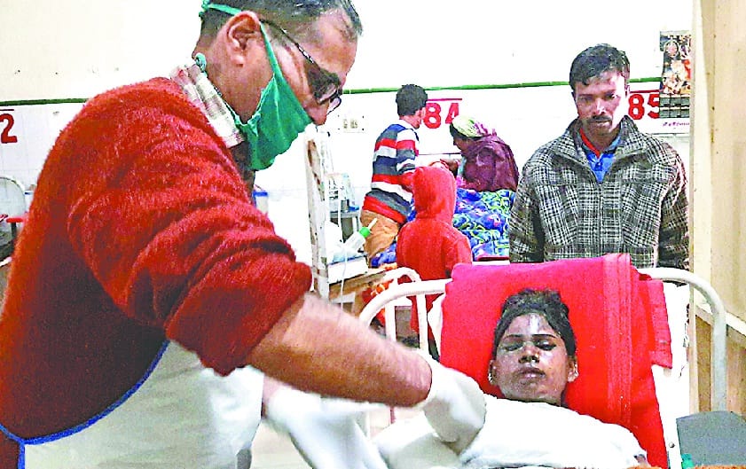 Acid attacker still out of grip