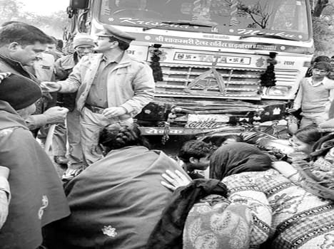 Youth killed, injured fellow by collision of truck