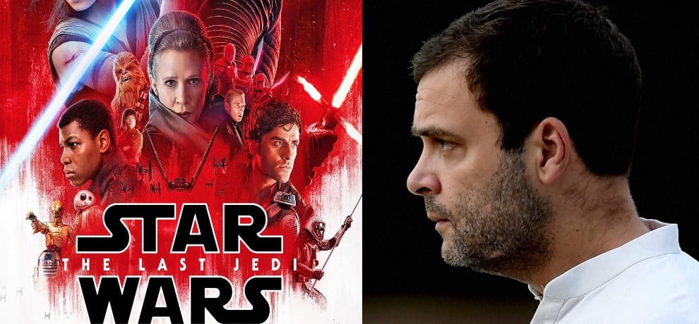 after gujarat and himachal election rahul gandhi went cinema hall to watch star wars