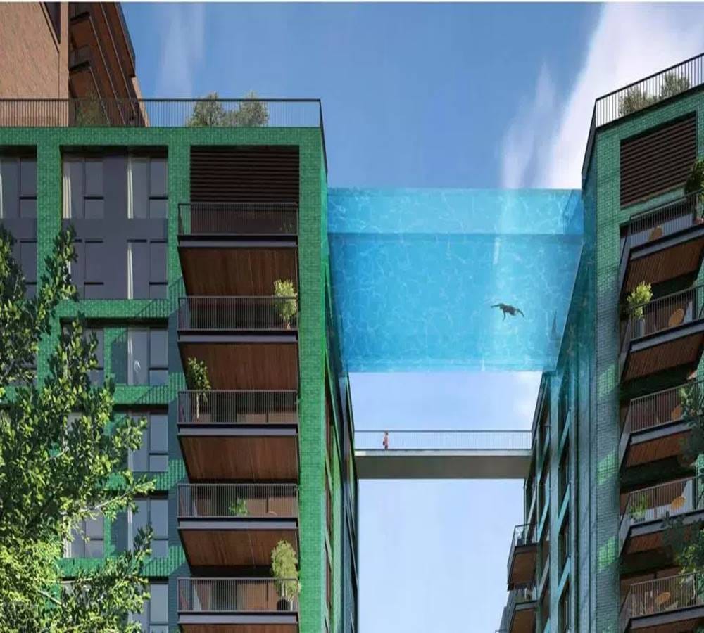 Worlds first sky pool in London