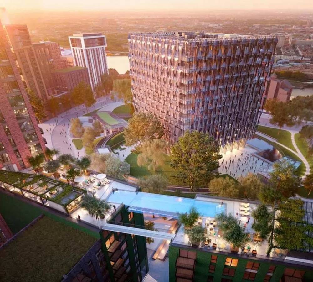 Worlds first sky pool in London