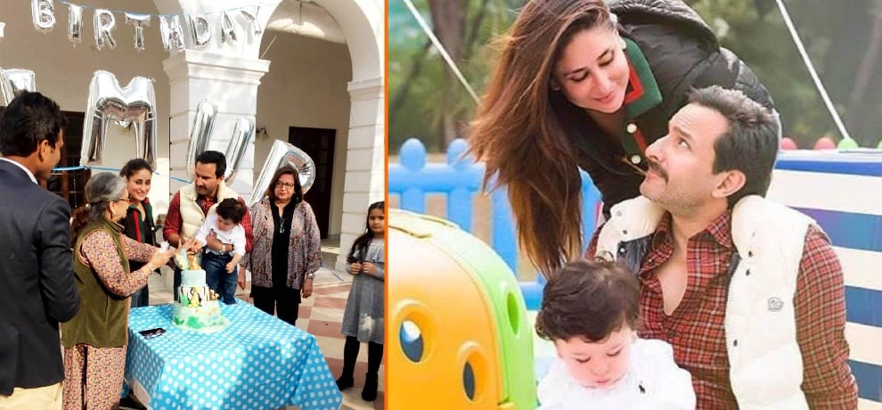 view photos of taimur's first birthday