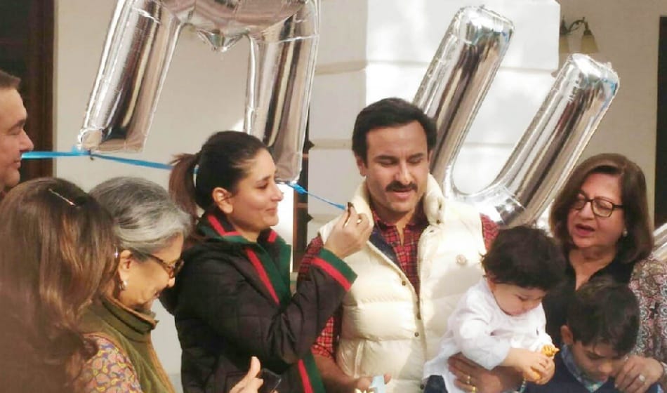 view photos of taimur's first birthday