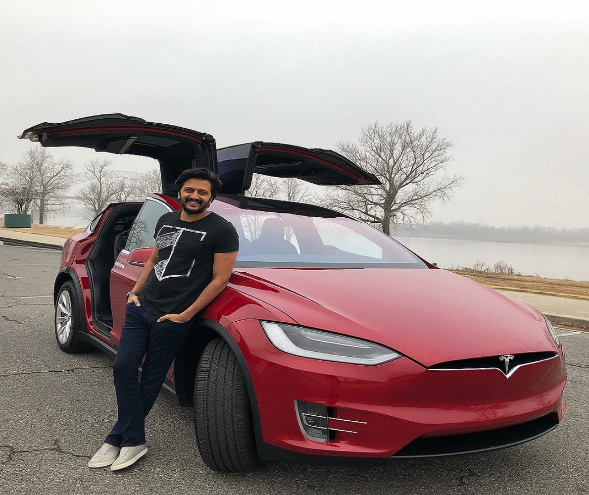 Genelia D'Souza gifts Tesla X to husband Riteish Deshmukh on his birthday 
