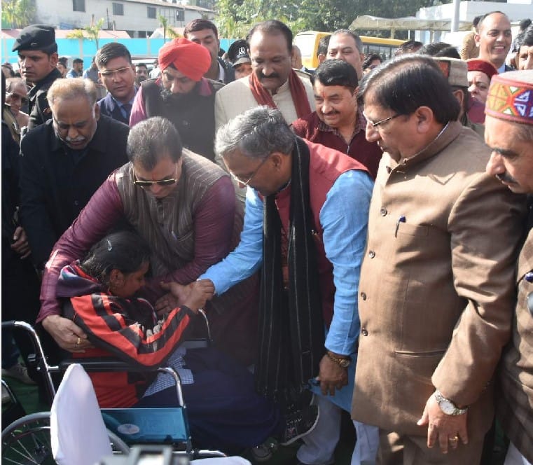 uttarakhand cm trivendra singh rawat birthday celebration photos