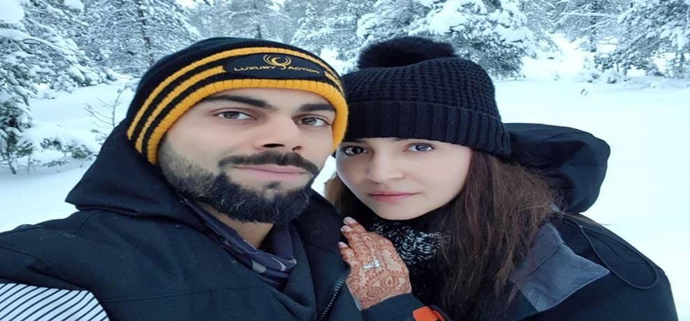 see in pictures virat kohli and anushka sharma reception