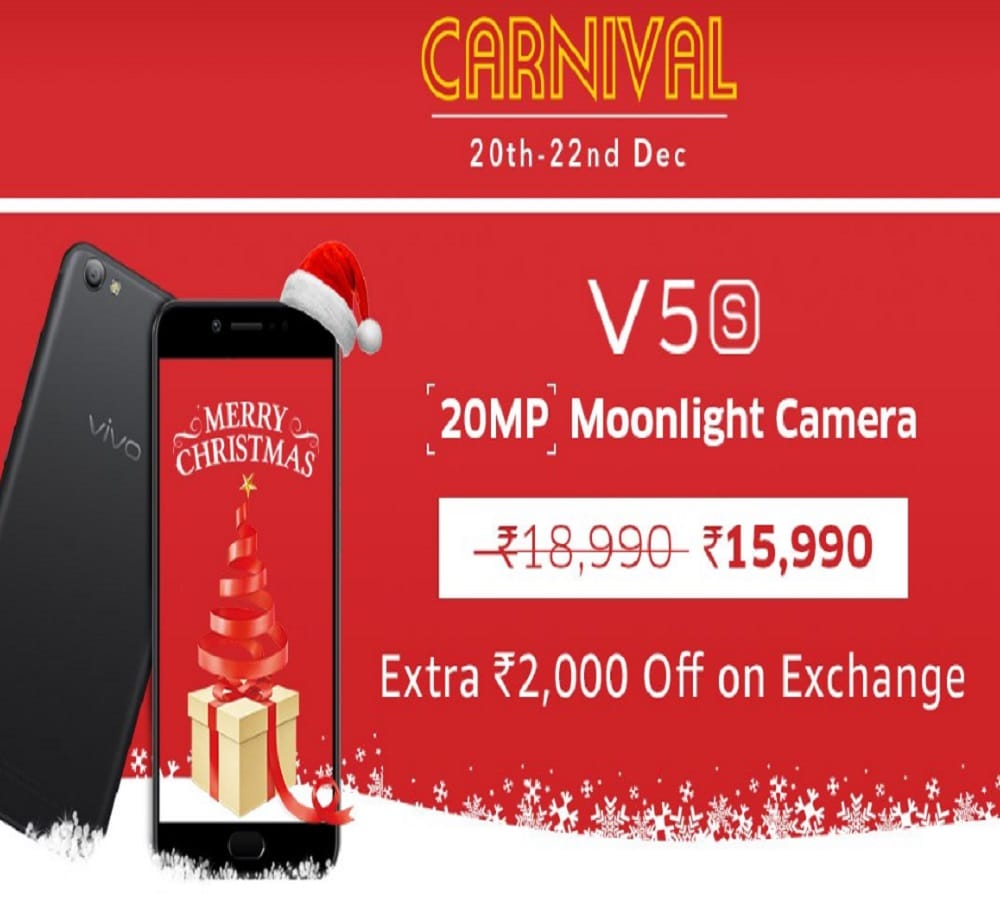 Vivo Carnival starts on Amazon, Buy Vivo smartphone upto Rs 6000 off