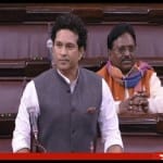 राज्यसभा में सचिन तेंदुलकर