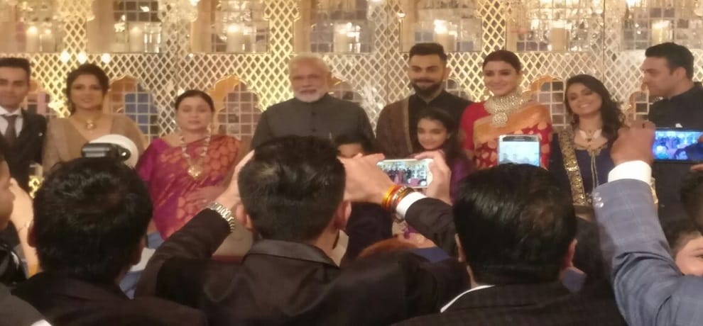 virat kohli and anushka sharmas delhi reception live updates