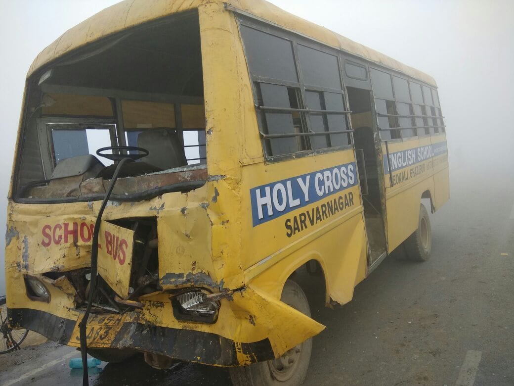 ehicle collision on highway