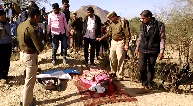 Rajasthan a old lady murder in ajmer 