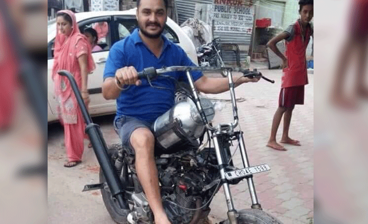 unique bike, super bike bambukat assembld by using garbage things