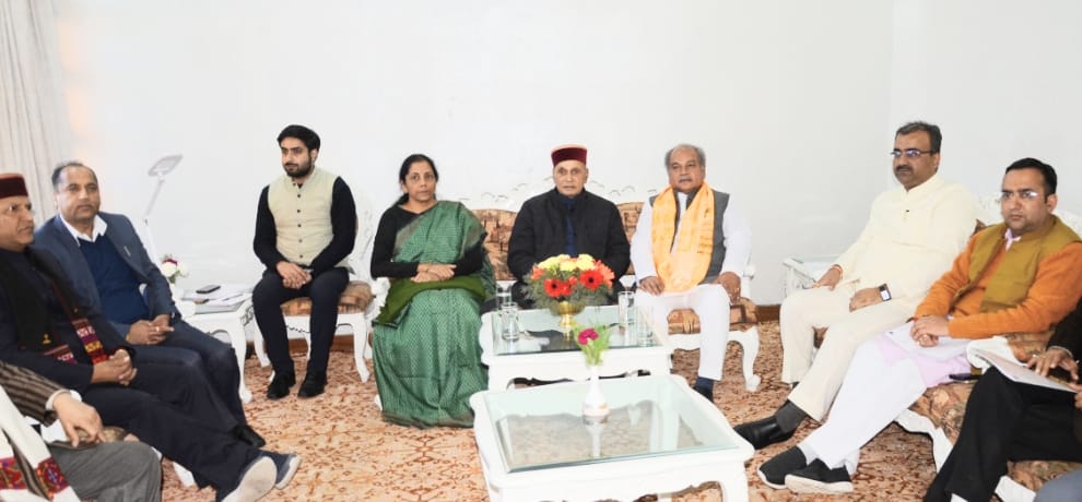 himachal bjp meeting for the selection of cm candidate