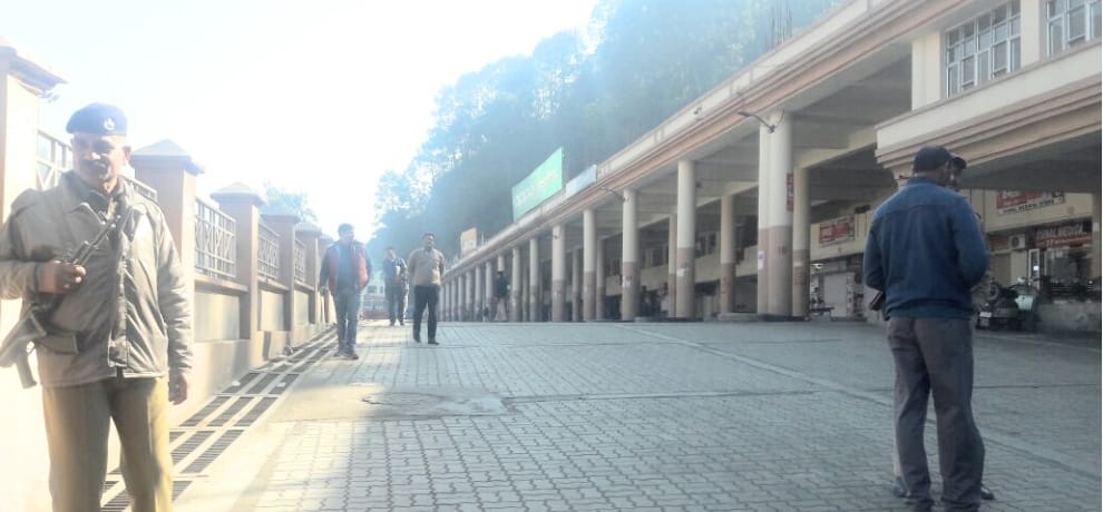 rumour of bomb at mandi isbt in himachal