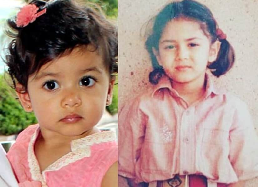 Baby Misha looks alike her mommy Mira Rajput in the viral picture 