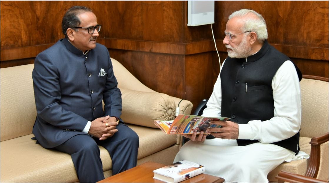 deputy cm nirmal singh meets pm narendra modi