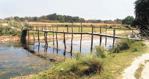 villagers yet not get bridge over river