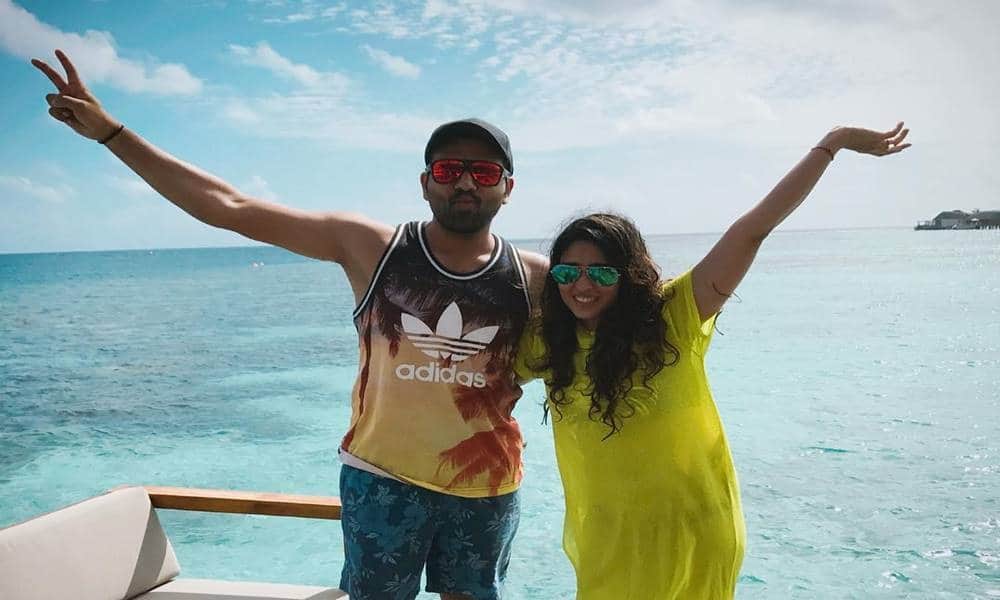 Rohit Sharma's wife Ritika Sajdeh sends a sweet birthday message to her husband
