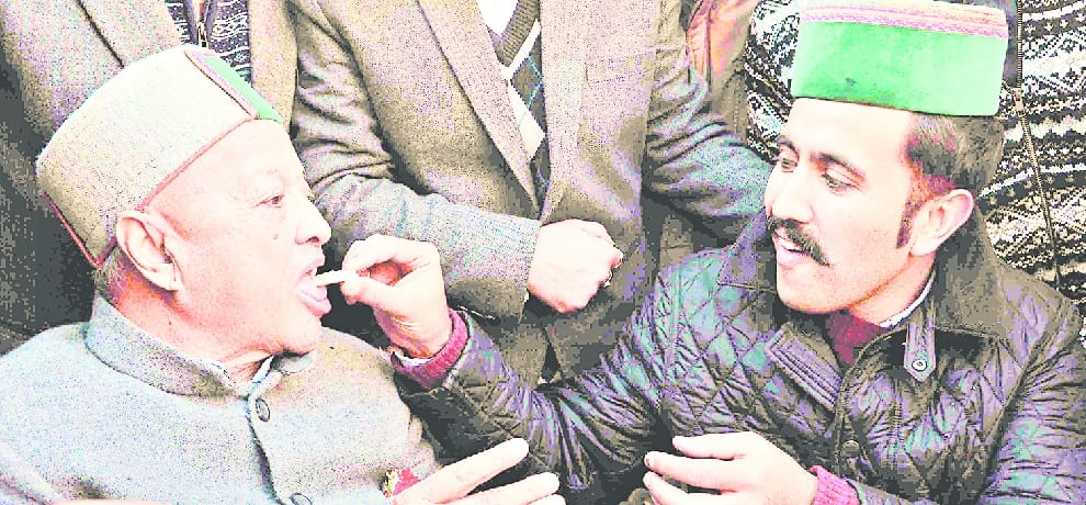 father and son in himachal assembly for the first time