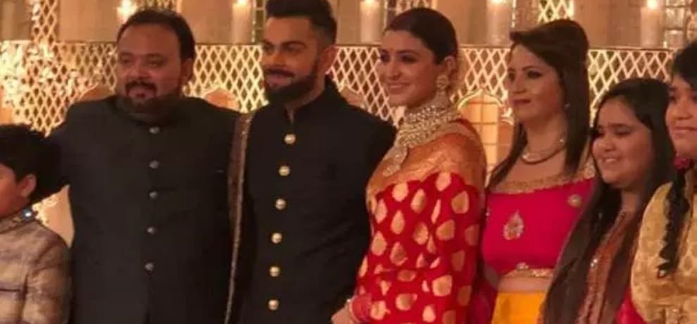 virat anushka wedding reception in delhi gorgeous photos