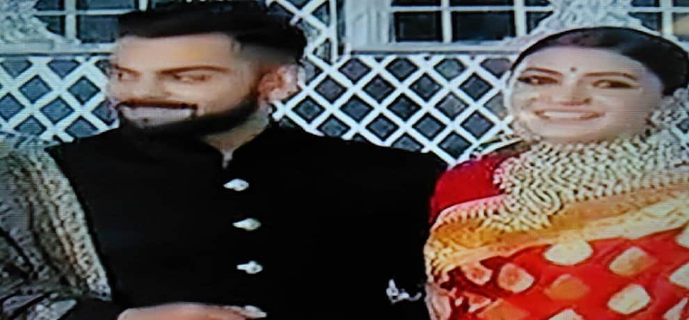 see in pictures virat kohli and anushka sharma reception