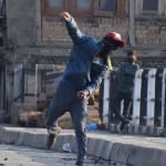 see the pics of Violence erupted after Friday prayer in j&k