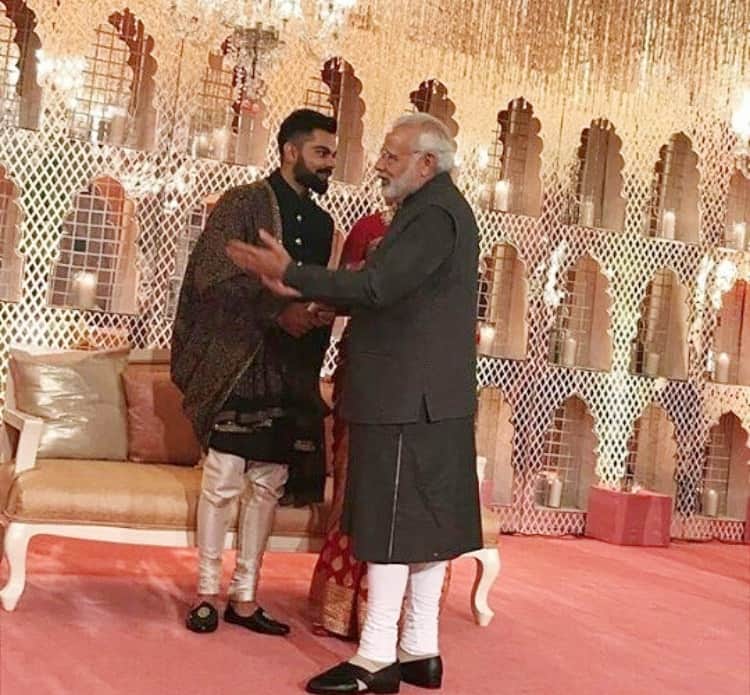 pm narendra modi gift for virat kohli and anushka sharma