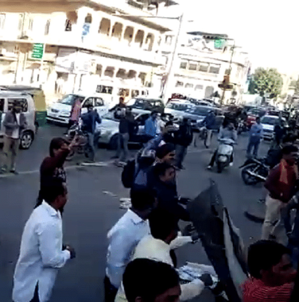 salman khan-s movie tiger zinda hai protest against movie by valmiki socity 