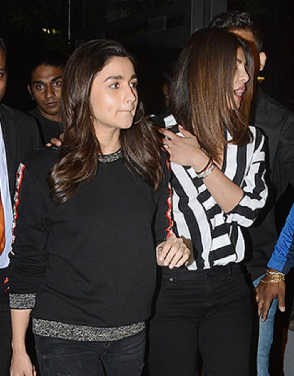 See pics Priyanka Chopra and alia bhatt just cannot stop laughing when they hangs together 