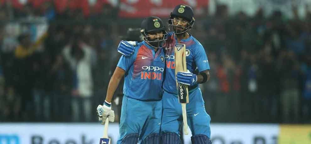 kl rahul says rohit sharma to hit double century in indore t20i
