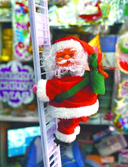 even the market sang jingle bell jingle bell