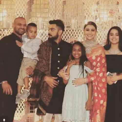 zorawar dhawan in lap of anuskha sharma in reception people give comments