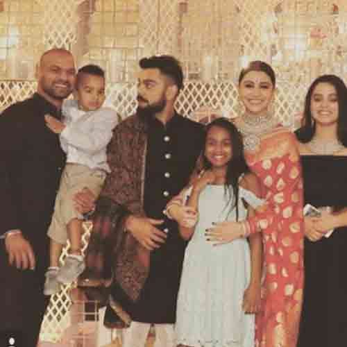 zorawar dhawan in lap of anuskha sharma in reception people give comments